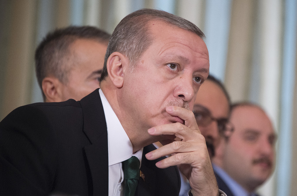Präsident Recep Tayyip Erdogan am 1.12. bei einem Treffen in Paris