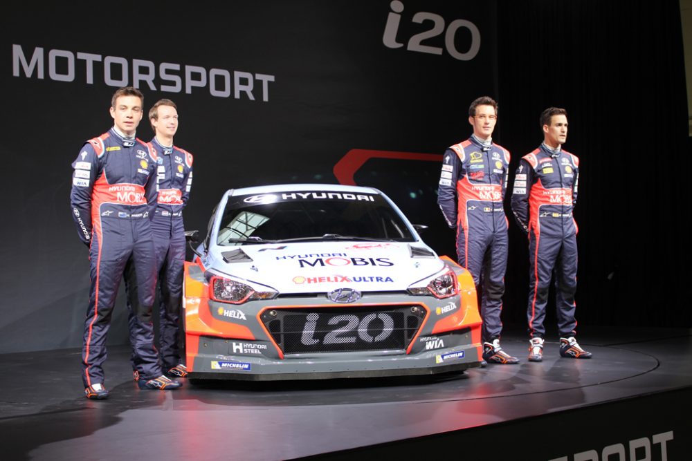 Hyundai Motorsport stellt neuen i20 WRC 2016 vor