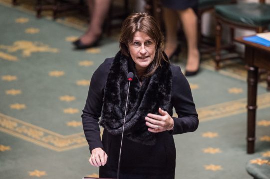 Die föderale Mobilitätsministerin Jacqueline Galant (10.12.)