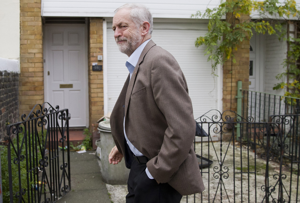 Der Chef der oppositionellen Labour-Partei, Corbyn am 11.11.2015 in London