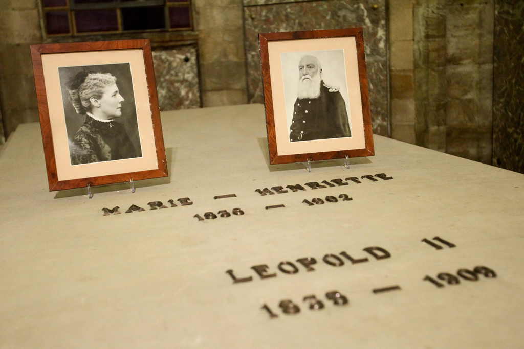 Das Grab von König Leopold II. und seiner Frau Marie Henriette
