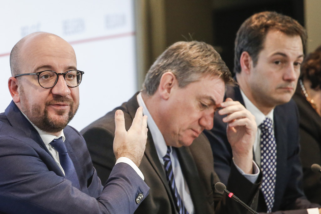 Pressekonferenz der Föderalregierung am Dienstag in Brüssel