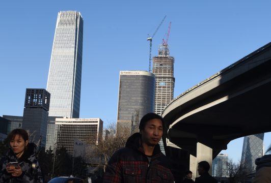 Blauer Himmel über Peking (10.12.)