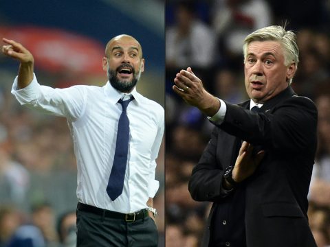 Pep Guardiola und Carlo Ancelotti