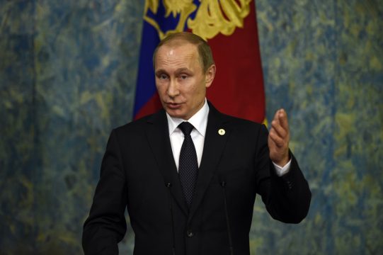 Russlands Präsident Wladimir Putin beim Klimagipfel in Paris