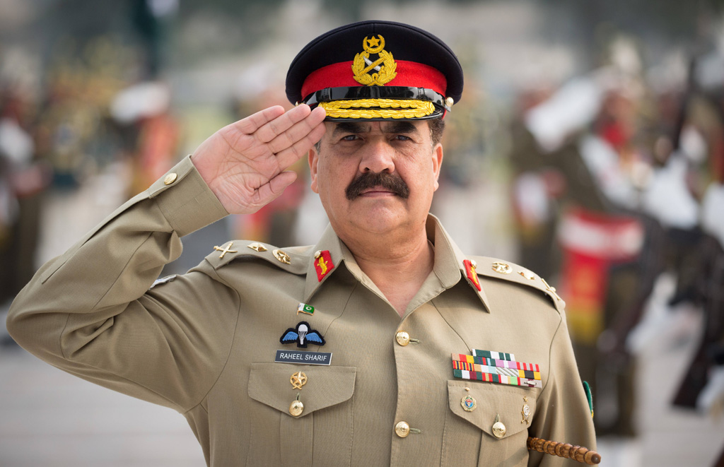 Der pakistanische Armeechef Raheel Sharif