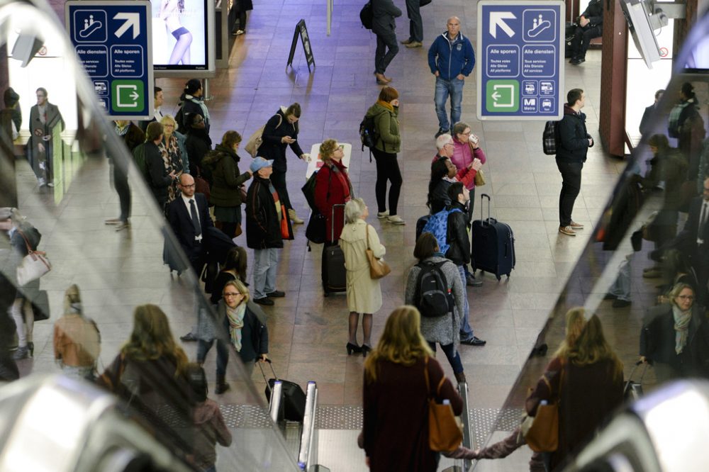 SNCB-Streik am 20. Oktober in Antwerpen