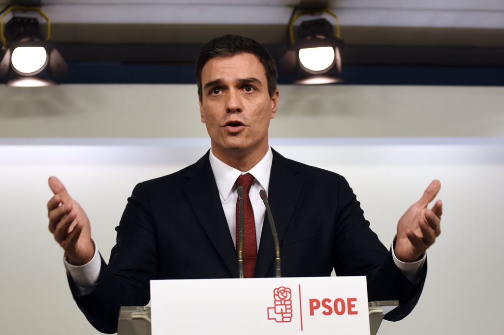 PSOE-Parteichef Pedro Sánchez (23.12.)