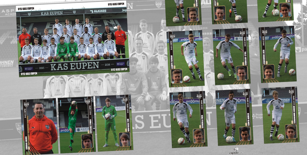 Sticker-Album von AS und FC Eupen