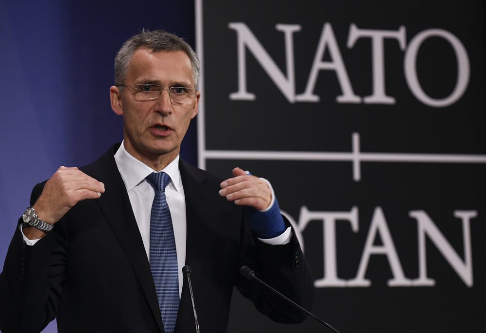 Nato-Generalsekretär Jens Stoltenberg am Dienstag in Brüssel