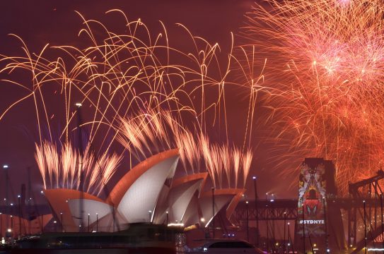 Sydney begrüßt das Neue Jahr 2016