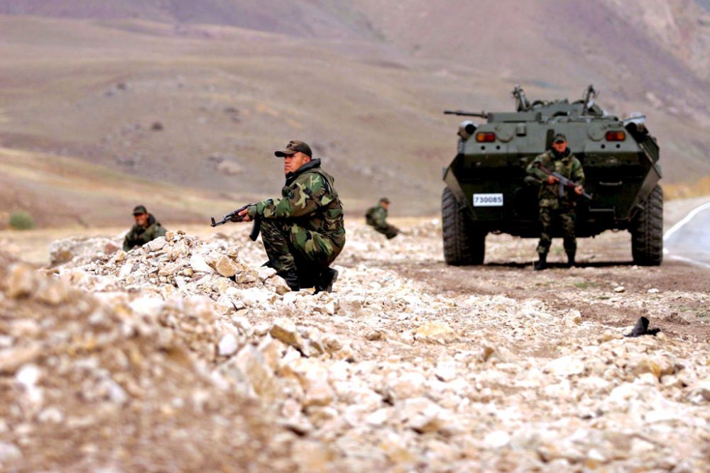 Türkische Soldaten in der Provinz Hakkari nahe der irakischen Grenze