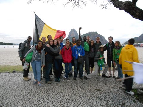 Ostbelgier beim Weltjugendtag 2013 in Rio de Janeiro