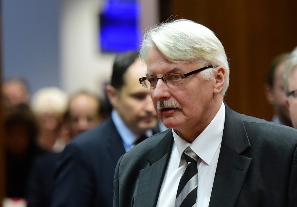 Der polnische Außenminister Witold Waszczykowski