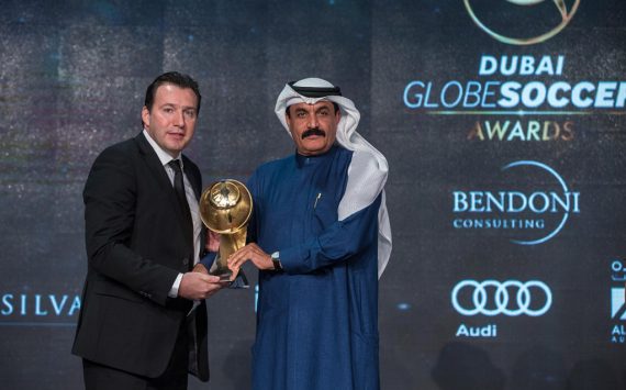 Marc Wilmots erhielt am Sonntag den Globe Soccer Award