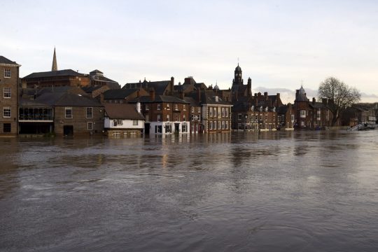 Hochwasser in York, Nordengland (29.12.)