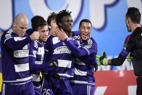 Die Spieler des RSC Anderlecht sind zufrieden