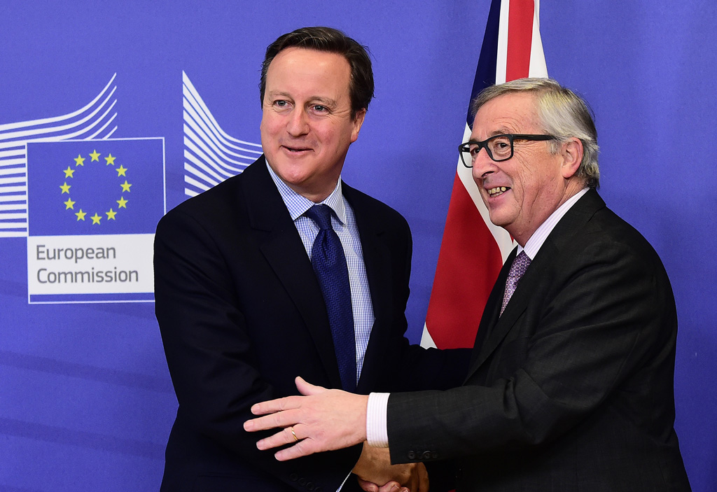 David Cameron zu Gast bei Jean-Claude Juncker in Brüssel