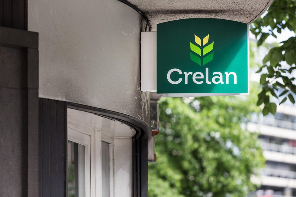 Filiale der Crelan-Bank in Brüssel (Bild: Siska Gremmelprez/Belga)