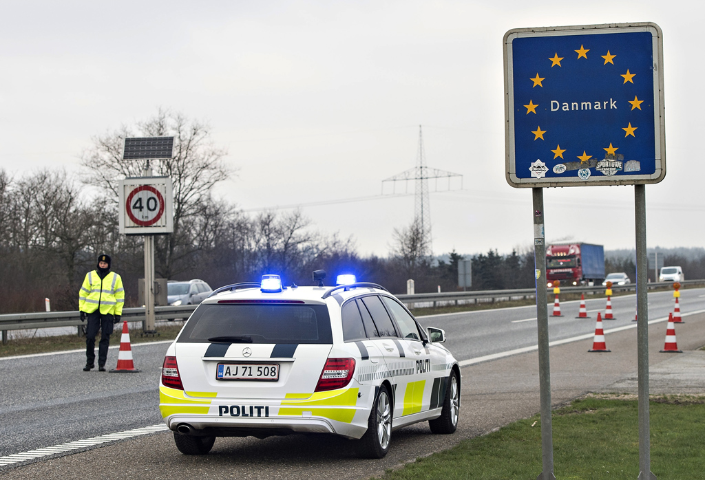 Kontrollen an der deutsch-dänischen Grenze (4.1.)