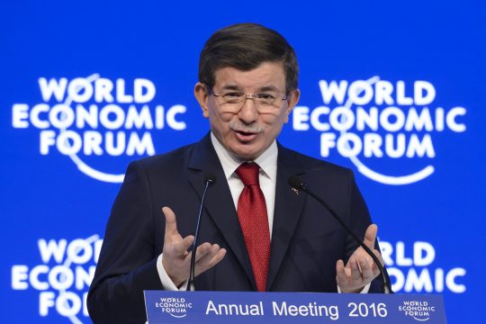 Der türkische Ministerpräsident Ahmet Davutoglu