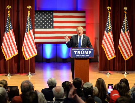 Donald Trump in Des Moines (28.1.)
