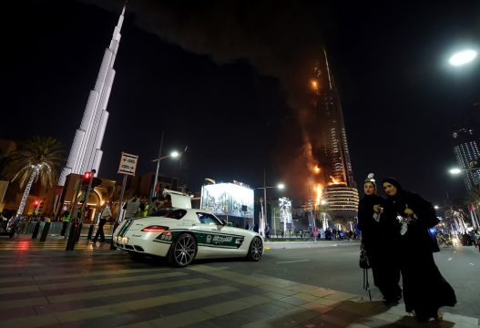 Brand in Luxushotel in Dubai (31.12.)