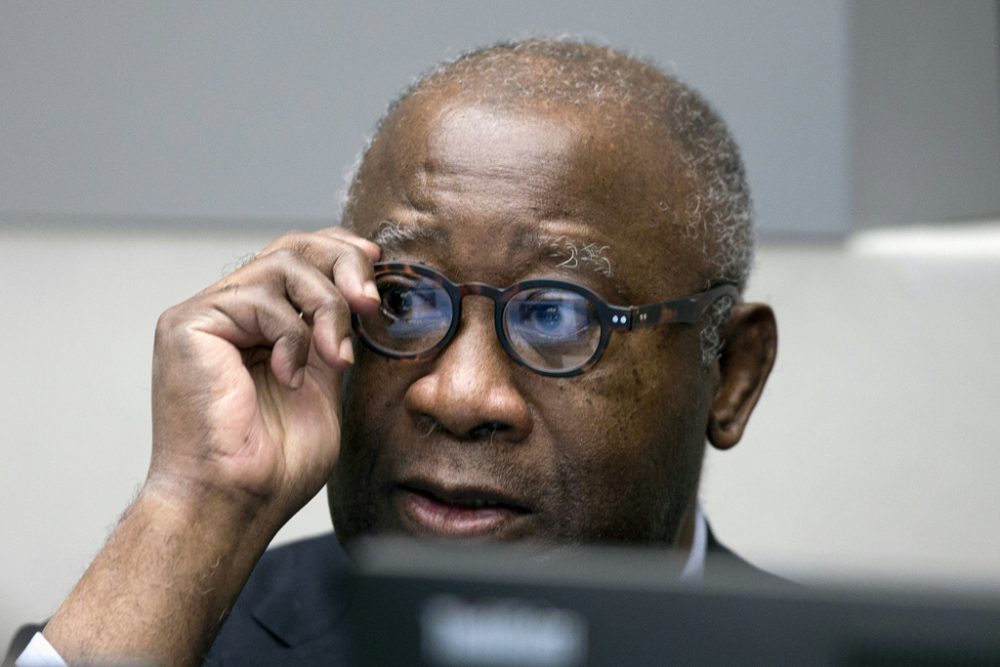 Der frühere Präsident der Elfenbeinküste, Laurent Gbagbo in Den Haag (28.1.)