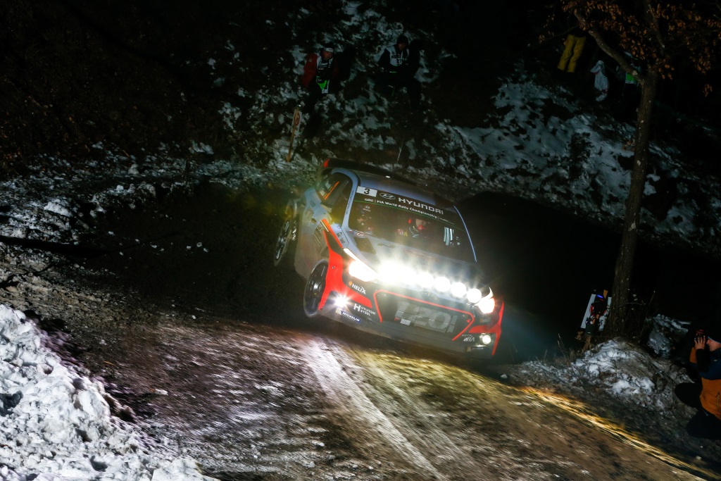 Rallye Monte-Carlo 2016: Thierry Neuville/Nicolas Gilsoul im Hyundai i20 WRC