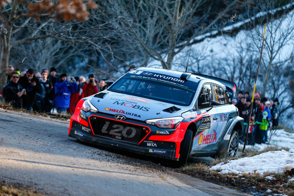 Rallye Monte-Carlo 2016: Thierry Neuville/Nicolas Gilsoul im Hyundai i20 WRC