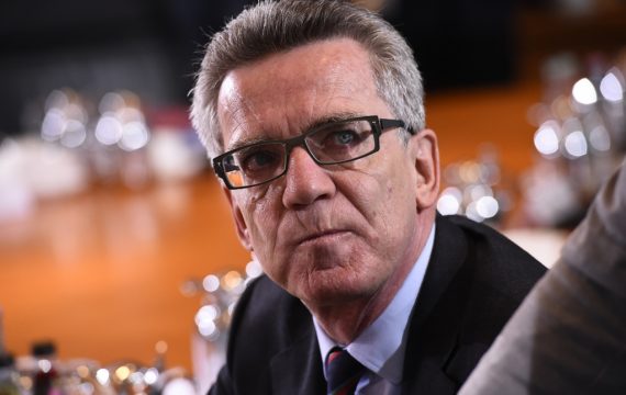 Der deutsche Innenminister Thomas de Maizière (6.1.)