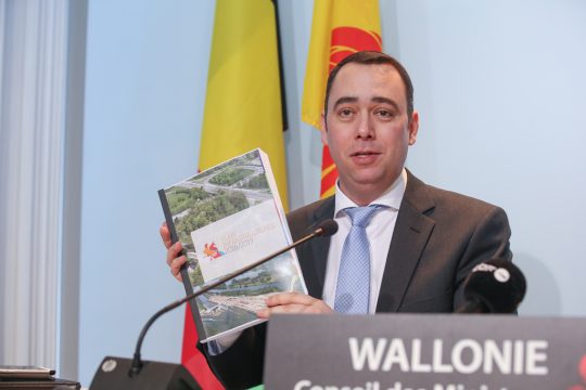 Der wallonische Minister für Öffentliche Arbeiten Maxime Prévôt (21.1.)