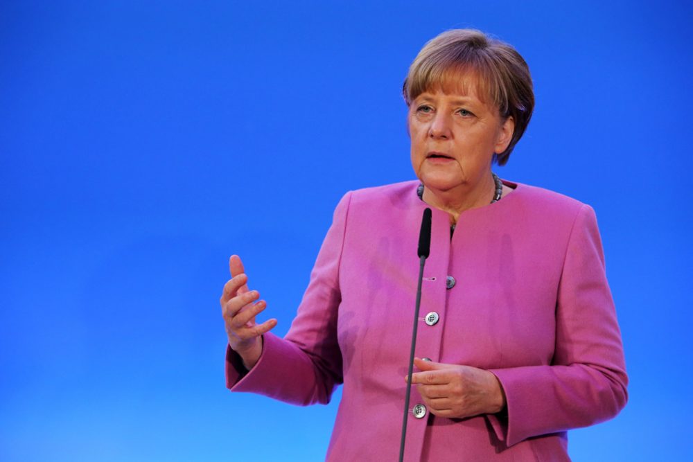 Angela Markel beim Neujahrsempfang der CDU (8.1.)