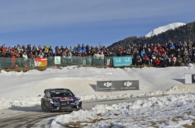 Andreas Mikkelsen fährt bei der Rallye Monte-Carlo auf Platz zwei