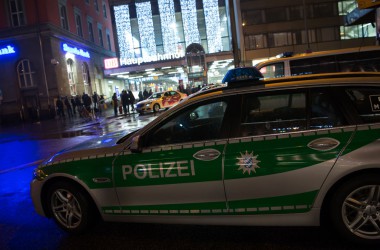 Terroralarm in München: Polizisten vor dem Hauptbahnhof