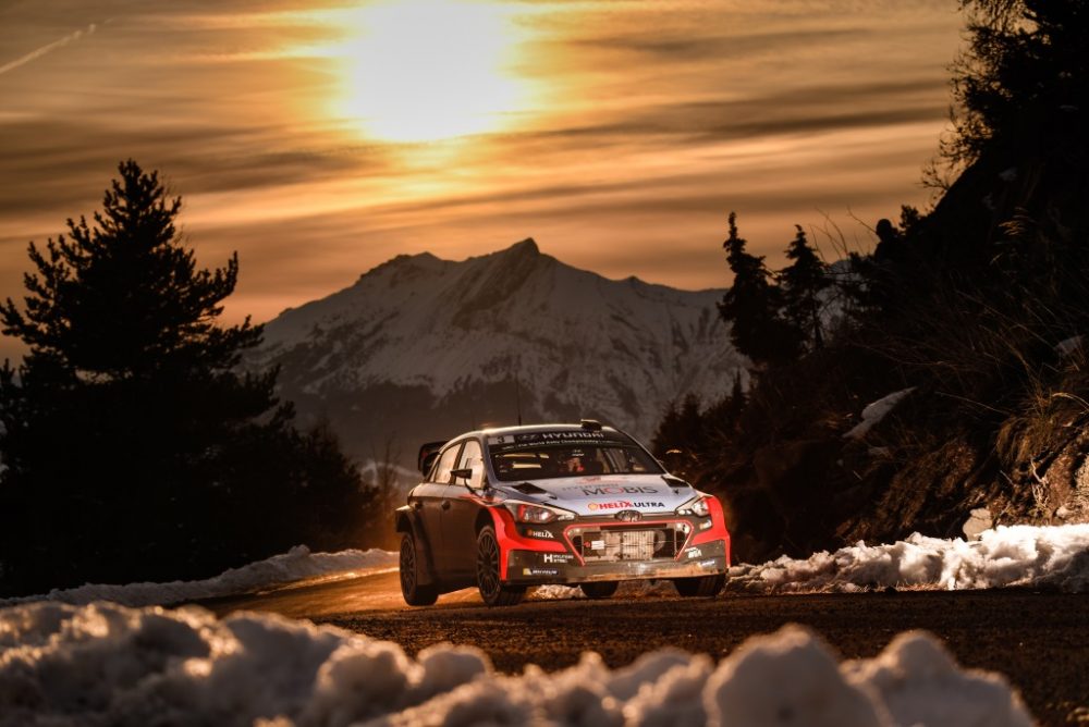 Rallye Monte-Carlo - Tag drei: Thierry Neuville/Nicolas Gilsoul liegen im Hyundai i20 auf Platz drei