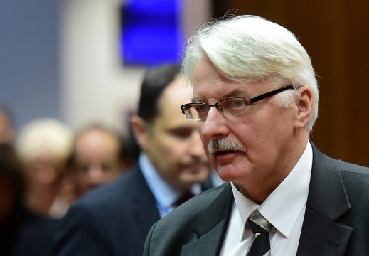 Außenminister Witold Waszczykowski am 14.12. in Brüssel