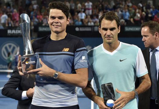 Milos Raonic besiegt Roger Federer in Brisbane