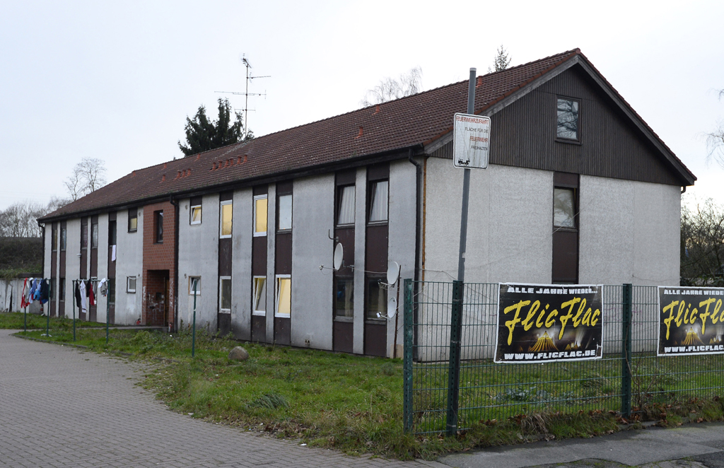 In diesem Asylbewerberheim in Recklinghausen hat der erschossene Mann gelebt