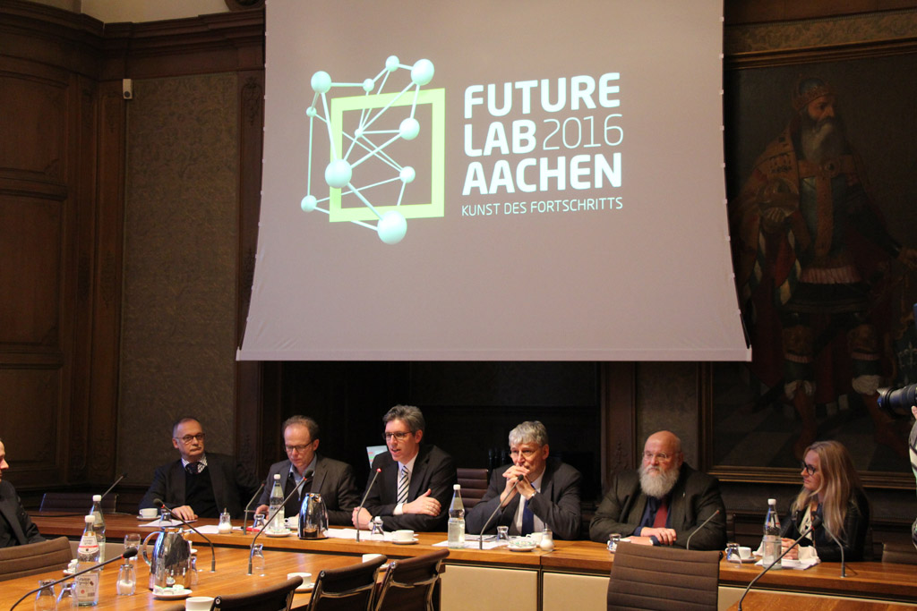 Pressekonferenz zur 'FutureLab" in Aachen