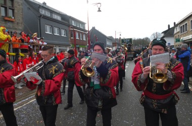 Rosenmontagszug in Büllingen