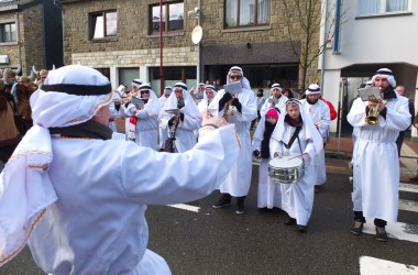 Rosenmontagszug in Büllingen