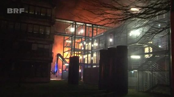 Aachen: Großbrand auf Campus Melaten