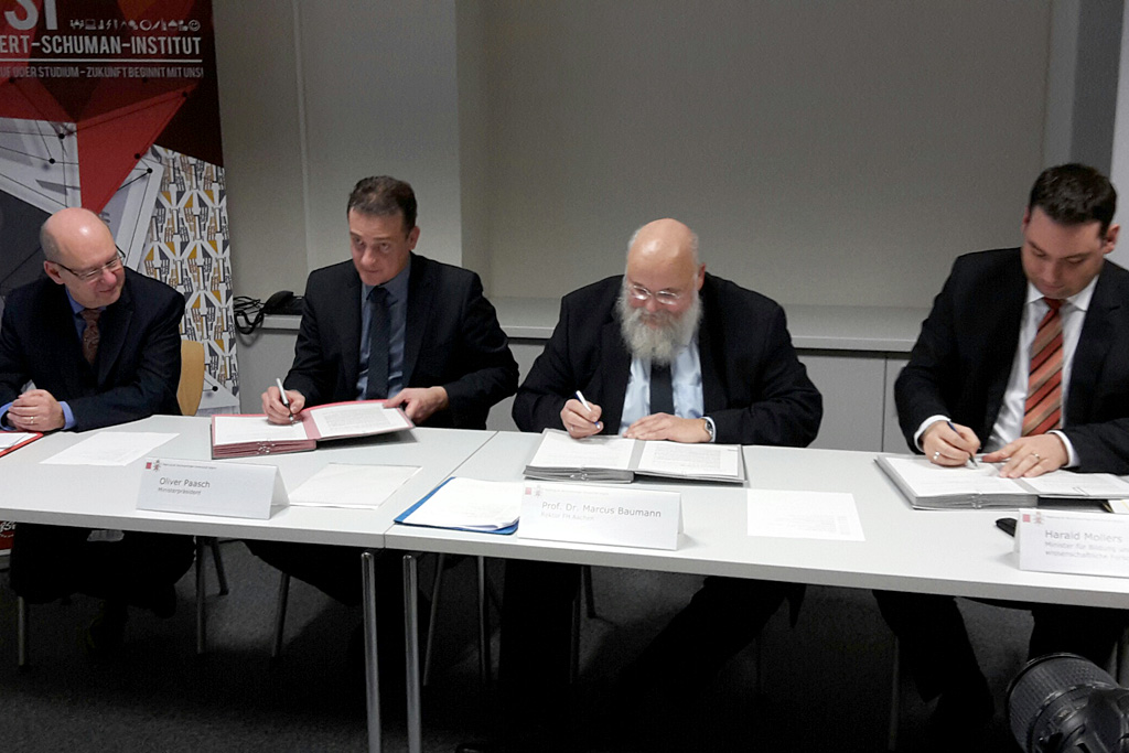 DG und FH Aachen unterzeichnen Partnerschaftsabkommen