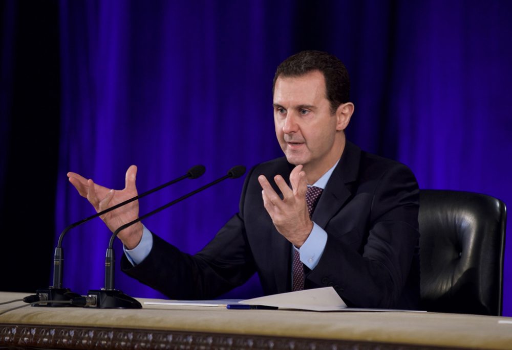 Syriens Präsident Baschar al-Assad am 15.2.2016