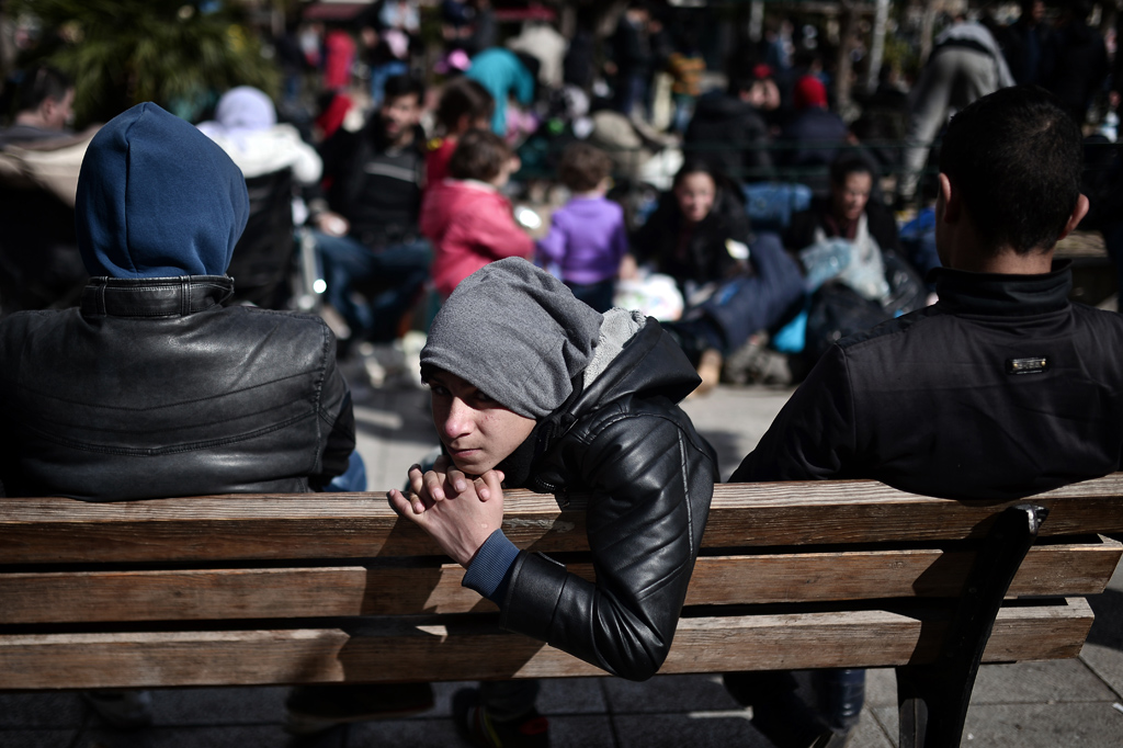 Flüchtlinge in Athen (26.2.): Tausende Menschen warten in Griechenland auf ihre Weiterreise
