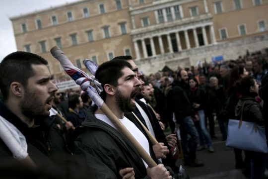Bauerproteste in Athen