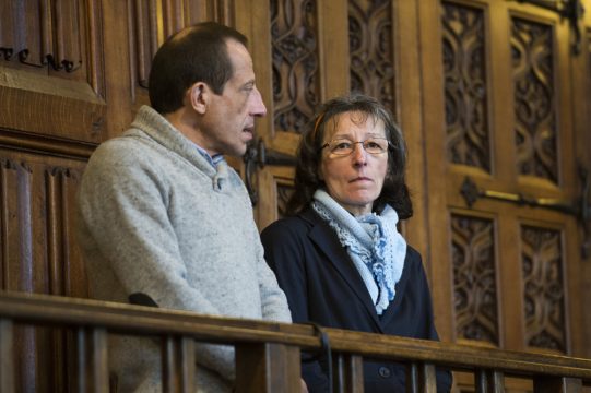 Benoit und Rita Henkinet am 17.2. vor Gericht in Lüttich