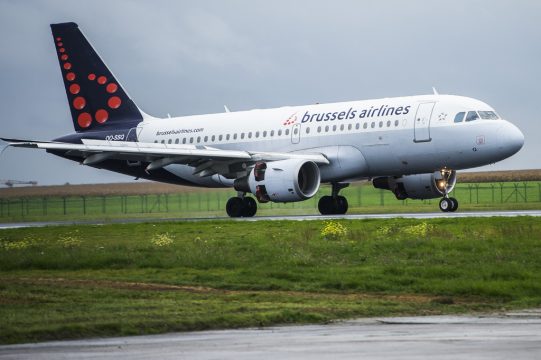 Maschine von Brussels Airlines am 4.11.2015 in Zaventem