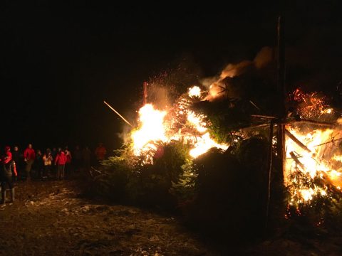 Burgfeuer in Rocherath